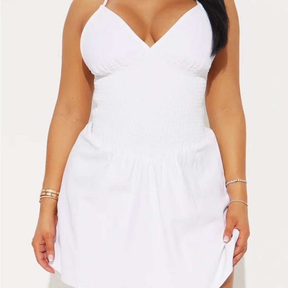 Chic White Mini Dress